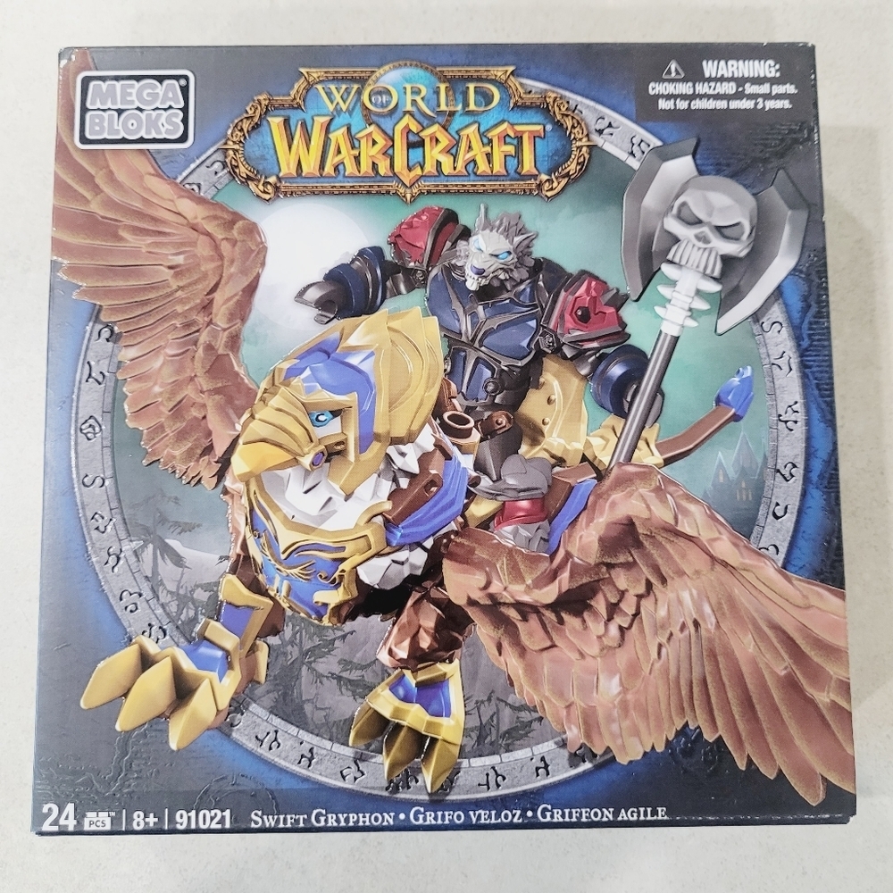 WoW Mega Bloks Swift Gryphon New Sealed World of Warcraft Model 91021